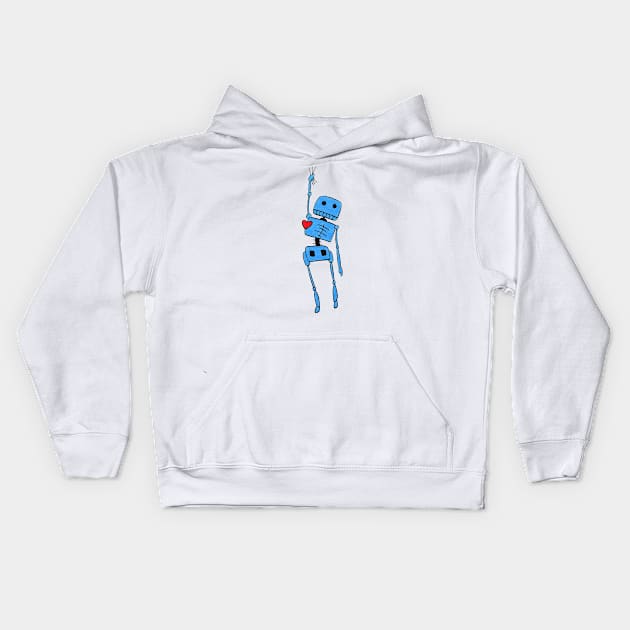 robot Kids Hoodie by SeymourArt